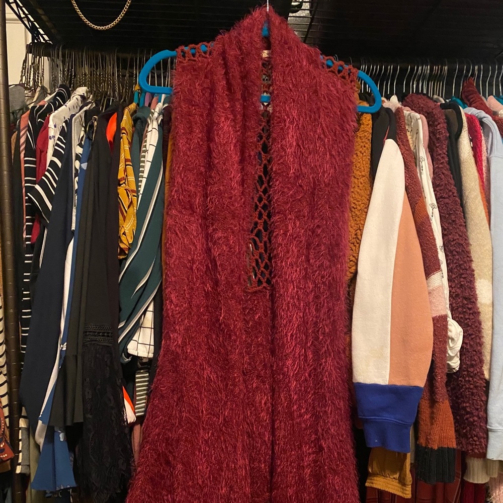 fuzzy vest